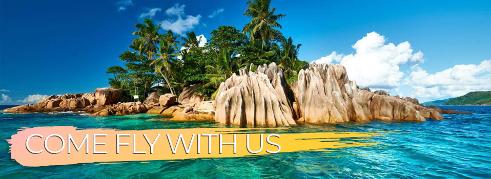 Come Fly With Us in Seychelles Beach